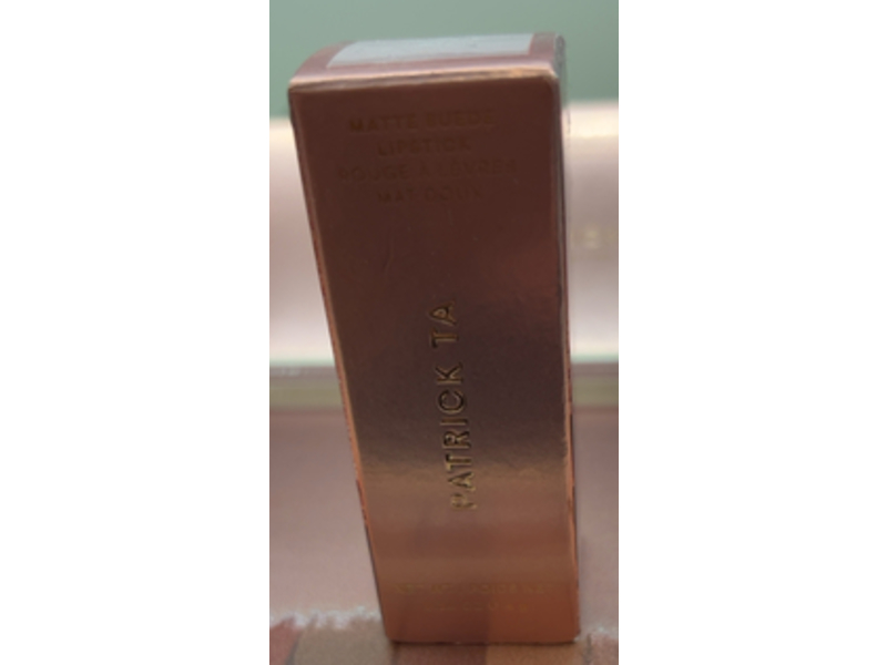 Patrick Ta Matte Suede Lipstick, Shy, 0.14 oz/4 g