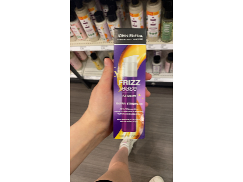 John Frieda Frizz Ease Extra Strength Serum, Bamboo Extract, 1.69 fl oz/50 mL