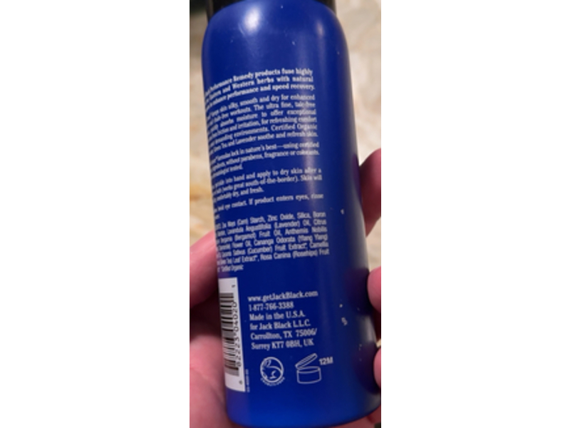 Jack Black Dry Down Powder, 6 oz/170 g