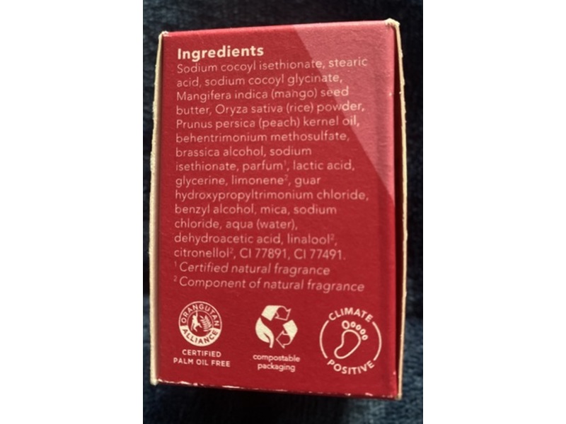 Ethique Restoring Solid Shampoo Bar, Sorbet, 3.88 oz/110 g