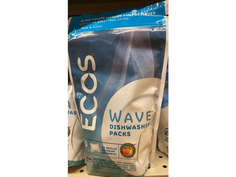 Ecos Dishwasher Packs, Wave, 15 oz/0.4 kg