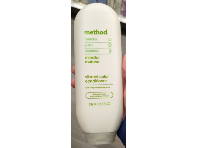 Method Vibrant Color Conditioner, Mindful Matcha, 13.5 fl oz/399 mL