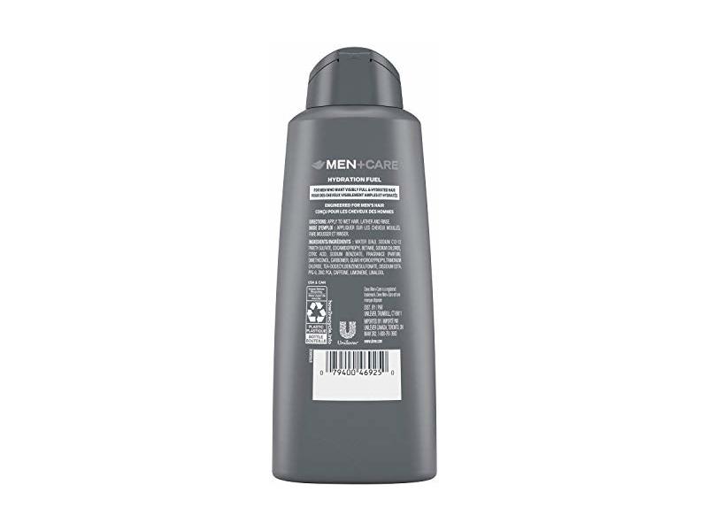Dove Men +Care Fortifying Shampoo + Conditioner, Hydration Fuel, 20.4 fl oz/603 mL
