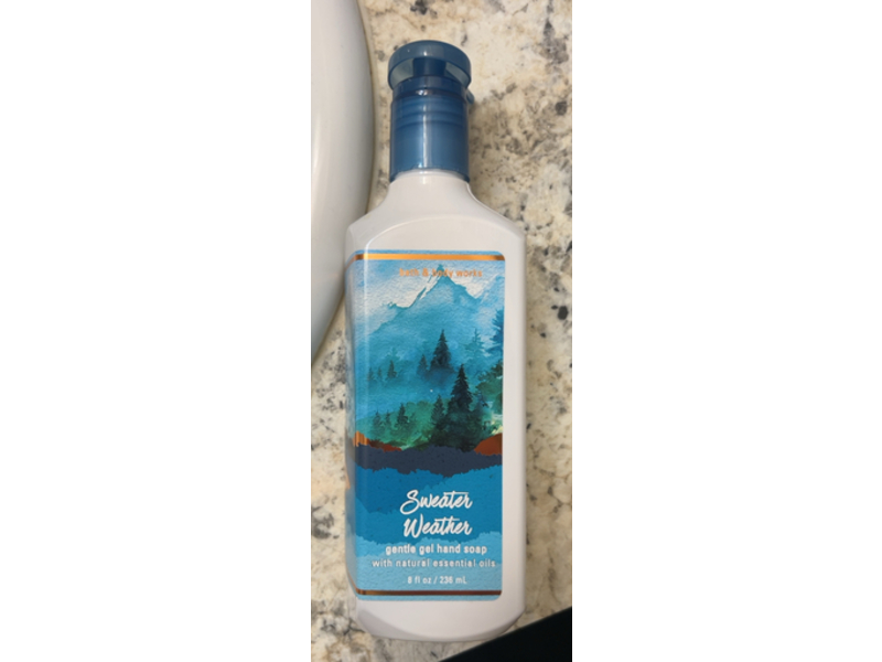 Bath & Body Works Sweater Weather Gentle Gel Hand Soap, 8 fl oz/236 mL