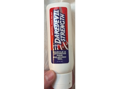 Daredevil Strength Muscle & Arthritis Pain Relieving Gel, 4 fl oz