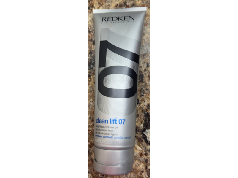 Redken Clean Lift 07 Weightless Volume Gel, Medium Control, 8.5 fl oz/250 mL