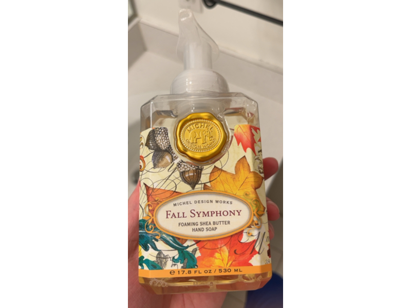 Michel Design Works Foaming Shea Butter Hand Soap, Fall Symphony, 17.8 fl oz/530 mL
