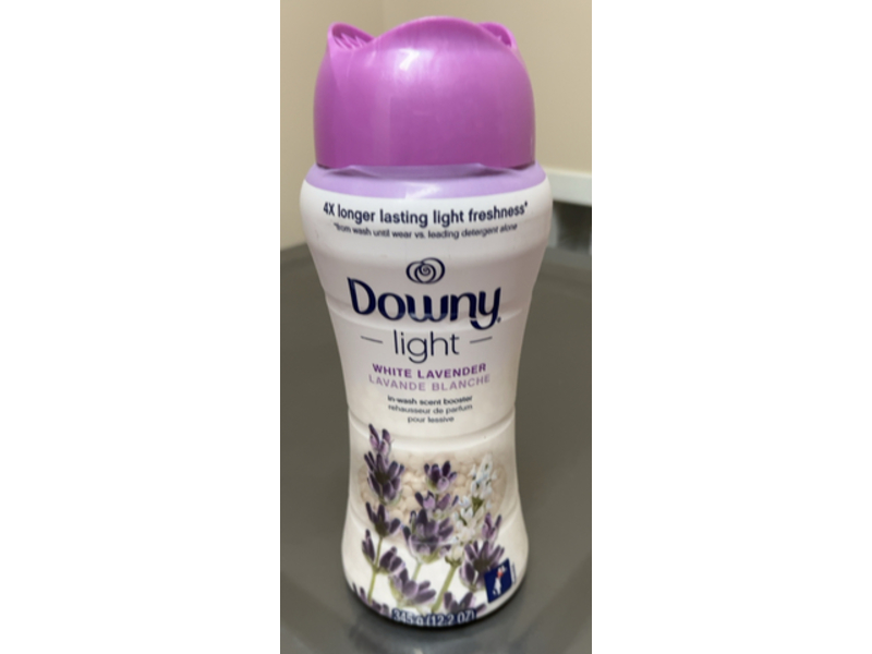 Downy Light In-Wash Scent Booster, White Lavender, 12.2 oz/345 g