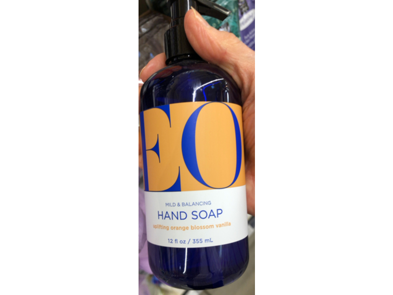 EO Orange Mild & Balancing Hand Soap, Blossom & Vanilla, 12 fl oz/355 mL