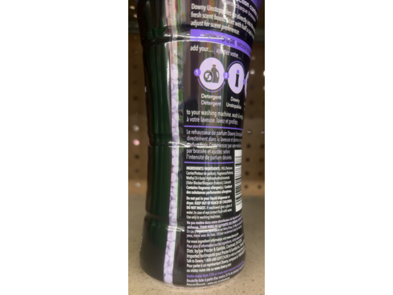 Downy Un stopables In-Wash Laundry Scent Booster Beads, Lush, 7.8 oz