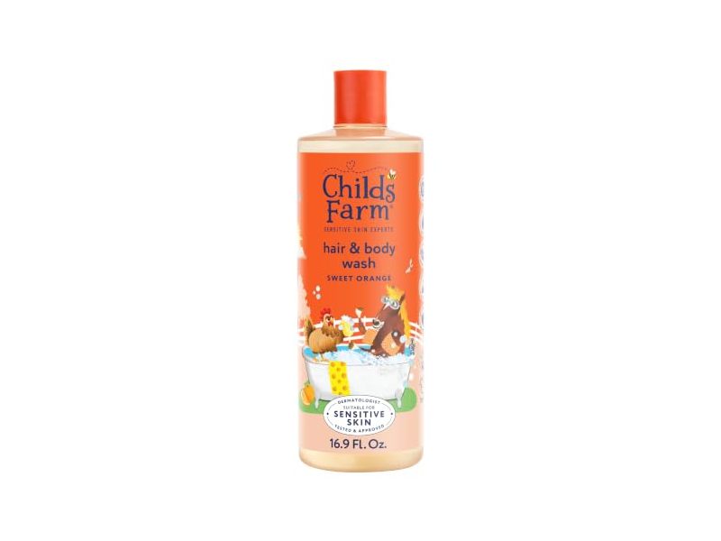 Childs Farm Kids Hair & Body Wash, Sweet Orange, 16.9 fl oz