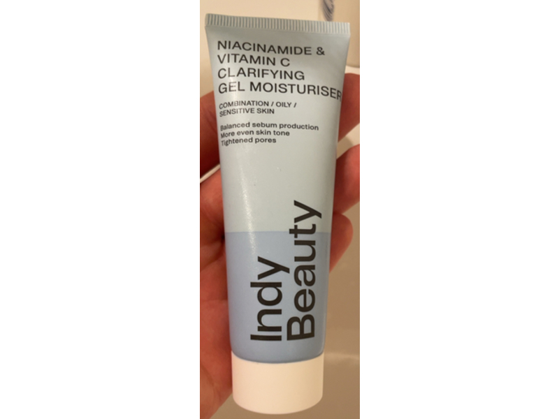 Indy Beauty Clarifying Gel Moisturizer, Niacinamide & Vitamin C, 50 mL