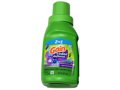 Gain + Odor Defense Liquid Laundry Detergent, Super Fresh Blast, 5 Loads, 8 fl oz/237 mL