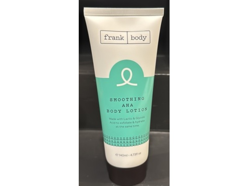 Frank Body Smoothing AHA Body Lotion, 4.73 fl oz/140 mL