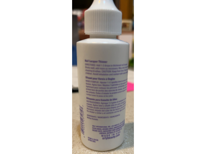 Orly Nail Lacquer Thinner, 2 fl oz/59 mL