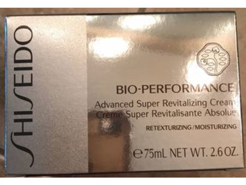 Shiseido Bio-Performance Advanced Super Revitalizing Cream, Retexturizing, Moisturizing, 2.6 oz/75 mL