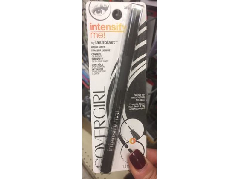 CoverGirl Intensify Me! Liquid Liner, 300 Intense Black, 0.03 fl oz/1 mL