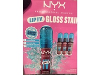 NYX Professional Makeup Lip I.V Gloss Stain Set, Hydra Honey, Bubblegum Burst, Blush Rush - thumbnail 1