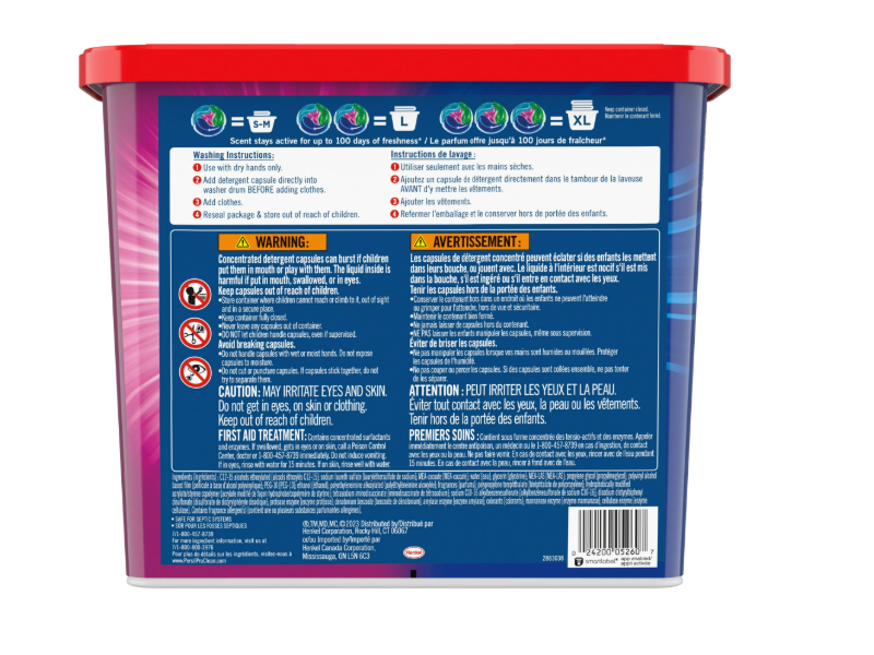 Persil Advanced Deep Clean Discs, Intense Fresh, 50.3 oz/1.42 kg, 62 Discs