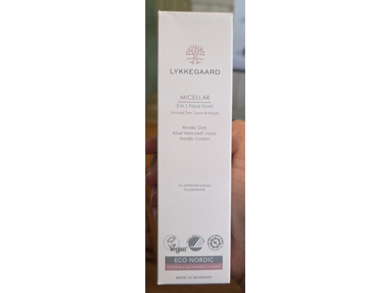 Lykkegaard 3 In 1 Face Tonic Micellar, 150 mL