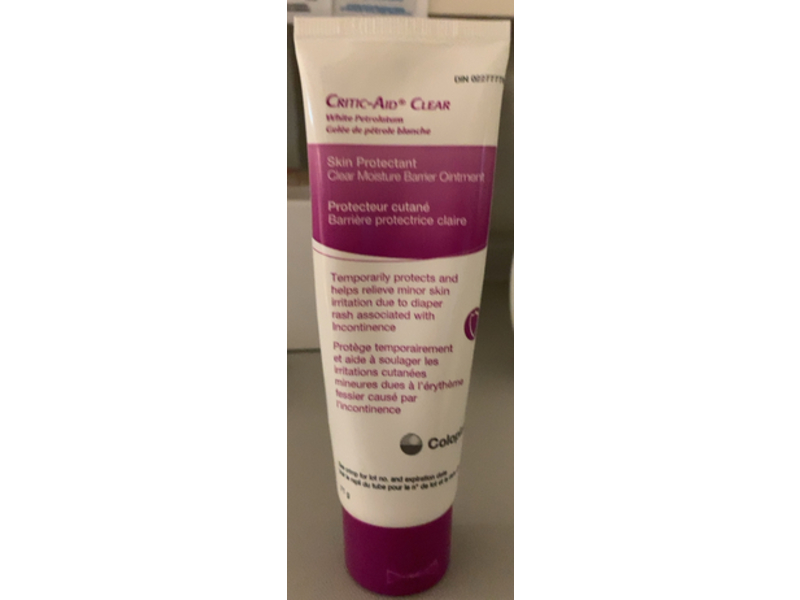 Coloplast Critic-Aid Clear Moisture Barrier Ointment, 2.5 oz 71 g