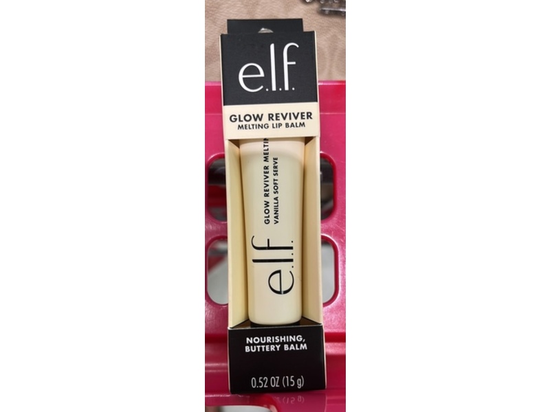 e.l.f. Glow Reviver Melting Lip Balm, Vanilla Soft Serve, 0.52 oz/15 g