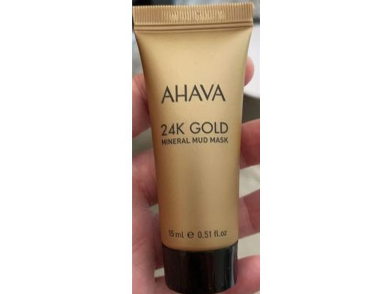 Ahava 24K Gold Mineral Mud Mask, 0.51 fl oz/15 mL