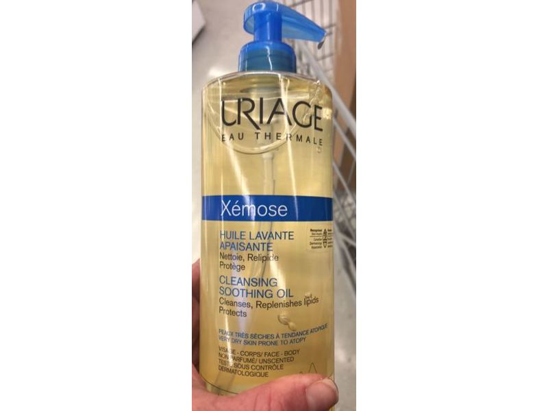 Uriage Eau Thermale Xemose Cleansing Soothing Oil, 17 fl oz/500 mL