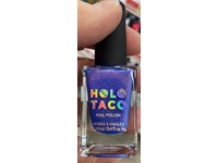 Holo Taco Nail Polish, Blue Rizzler, 0.4 fl oz/12 mL - thumbnail 2