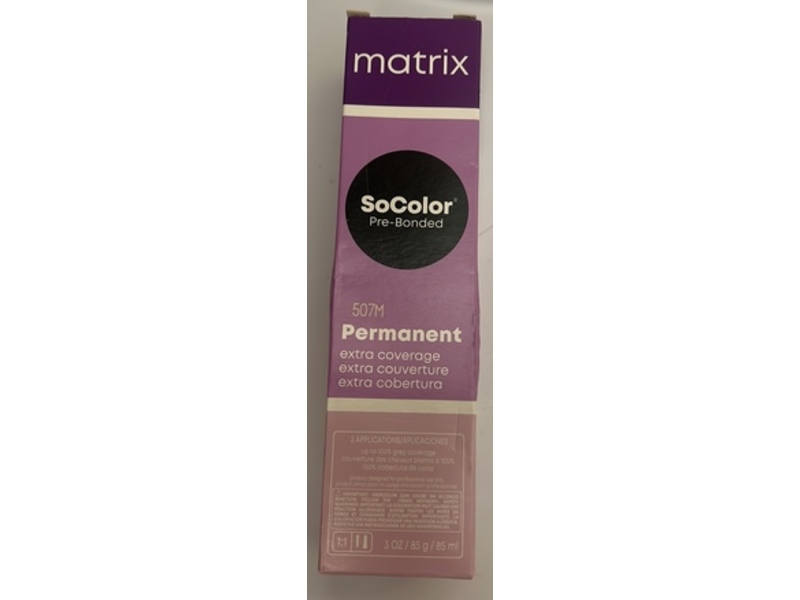 Matrix SoColor Permanent Hair Color, 507m Dark Blonde Mocha, 3 Oz/85 mL