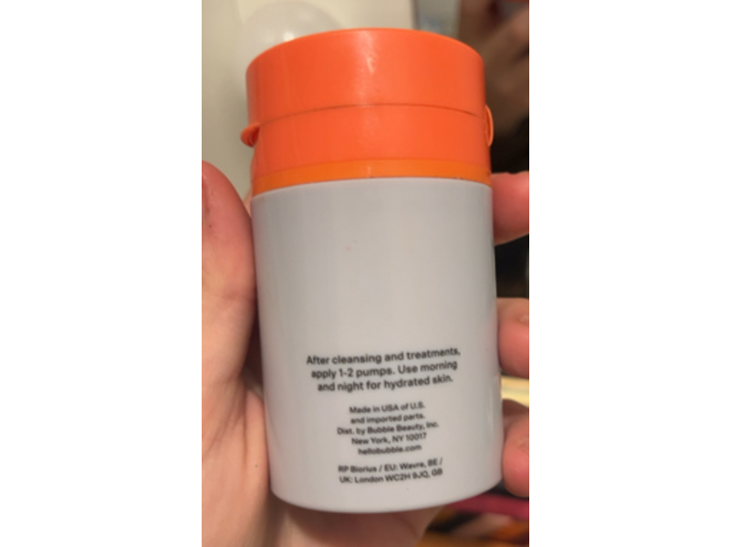 Bubble Water Cream Moisturizer, Cloud Surf, 1.7 oz/50 mL