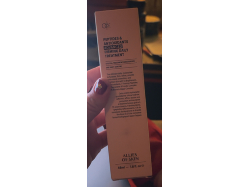 Allies Of Skin Advanced Firming Daily Treatment, Peptides & Antioxidants, 1.6 fl oz/48 mL