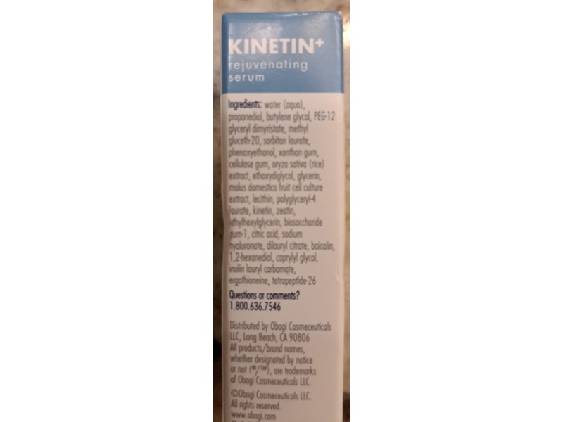 Obagi Clinical Kinetin+ Rejuvenating Serum, 0.16 fl oz/5 mL