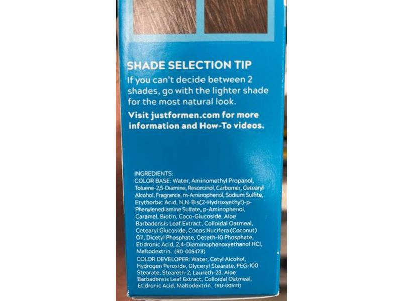 Just For Men Mustache & Beard Brush-In Color Gel, Dark Brown, Pack Of 3