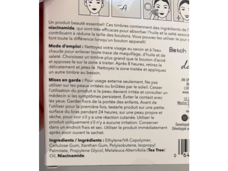 Danielle Creations Hydrocolloid Blemish Dots, Tea Tree + Niacinamide, 27 Counts