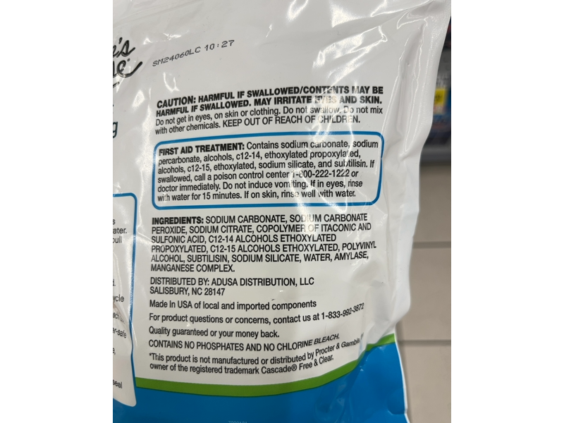 Nature's Promise Automatic Dishwashing Packs, 20 oz/567 g, 45 Count