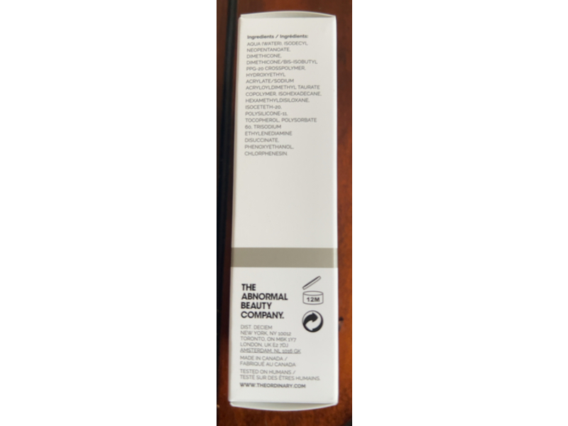 The Ordinary High-Adherence Silicone Primer, 1 fl oz/30 mL