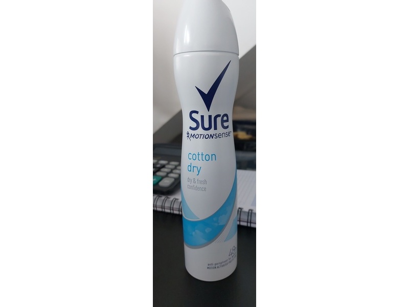 Sure Motion Sense Cotton Dry Antiperspirant, 250 mL