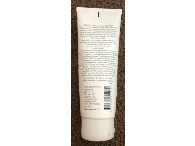 Natio Gentle Foaming Facial Cleanser, 3.5 oz/100 g