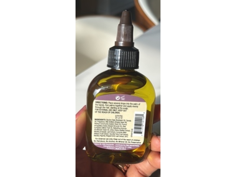 Difeel Premium Hair Oil, Grapeseed, 2.5 fl oz/75 mL