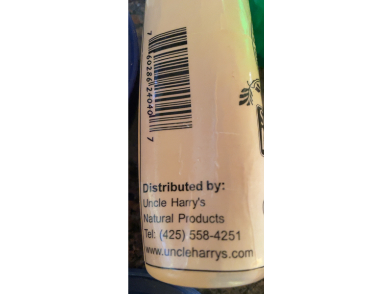 Uncle Harry's Natural Products Super Nutrient Massage Oil with Hemp oil, 4 oz