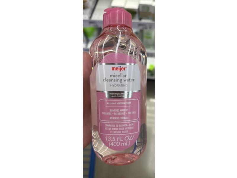 Meijer Micellar Cleansing Water, 13.5 fl oz/400 mL