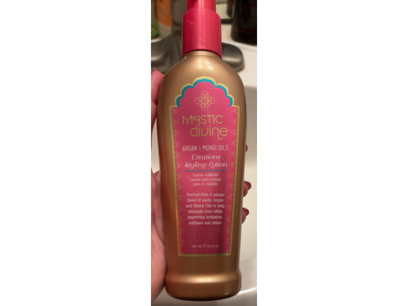 Mystic Divine Creations Styling Lotion, Argan & Monoi Oils, 8.5 fl oz/251 mL