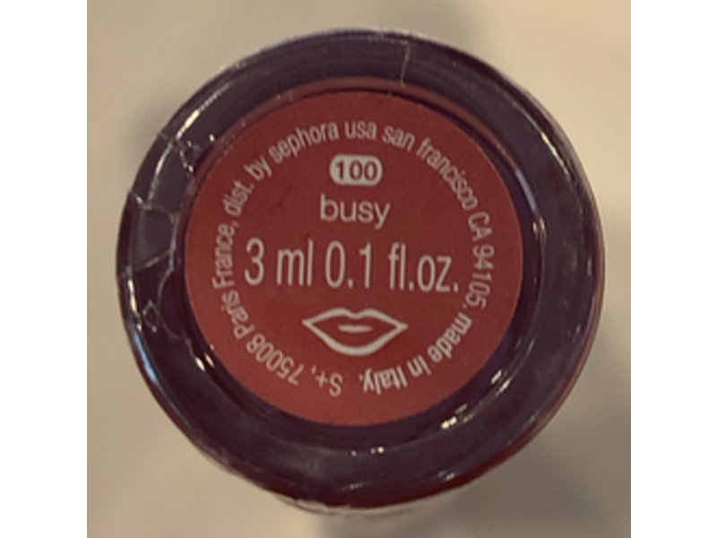 Sephora Glossed Lip Gloss, Busy 100, 0.1 fl oz/3 mL