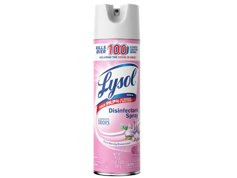 Lysol Disinfectant Spray, Early Morning Breeze, 19 oz/538 g