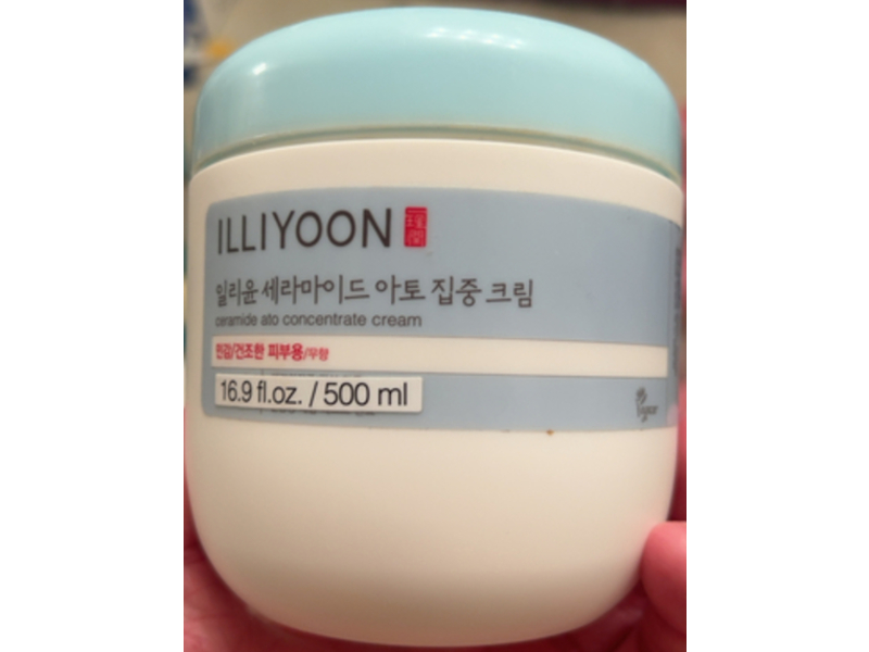 Illiyoon Ceramide Ato Concentrate Cream, 16.9 fl oz/500 mL