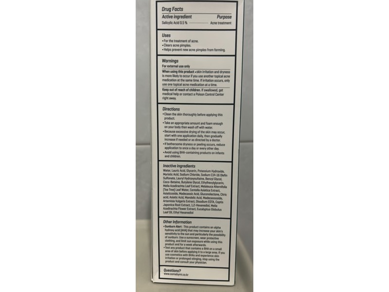 Some By Me Aha Bha Pha 30 Days Miracle Acne Clear Body Cleanser, 14.10 oz/400 g