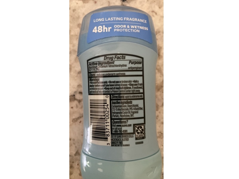 Suave Antiperspirant Deodorant, Sweet Pea & Violet, 1.2 fl oz/34 g