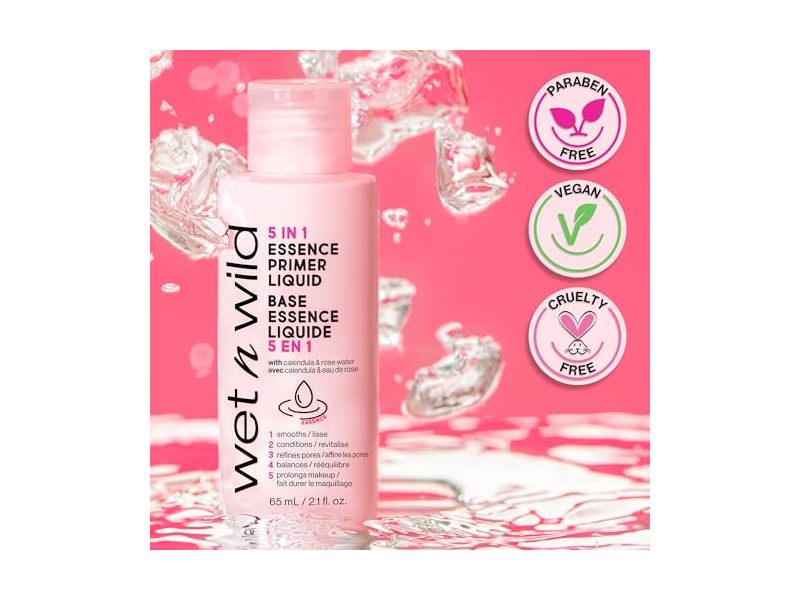 wet n wild 5 In 1 Essence Face Makeup Primer Liquid 75 mL / 2.5 fl. oz.