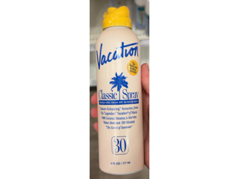 Vacation Classic Sunscreen Spray, SPF 30, 6 oz/177 mL, Pack Of 3